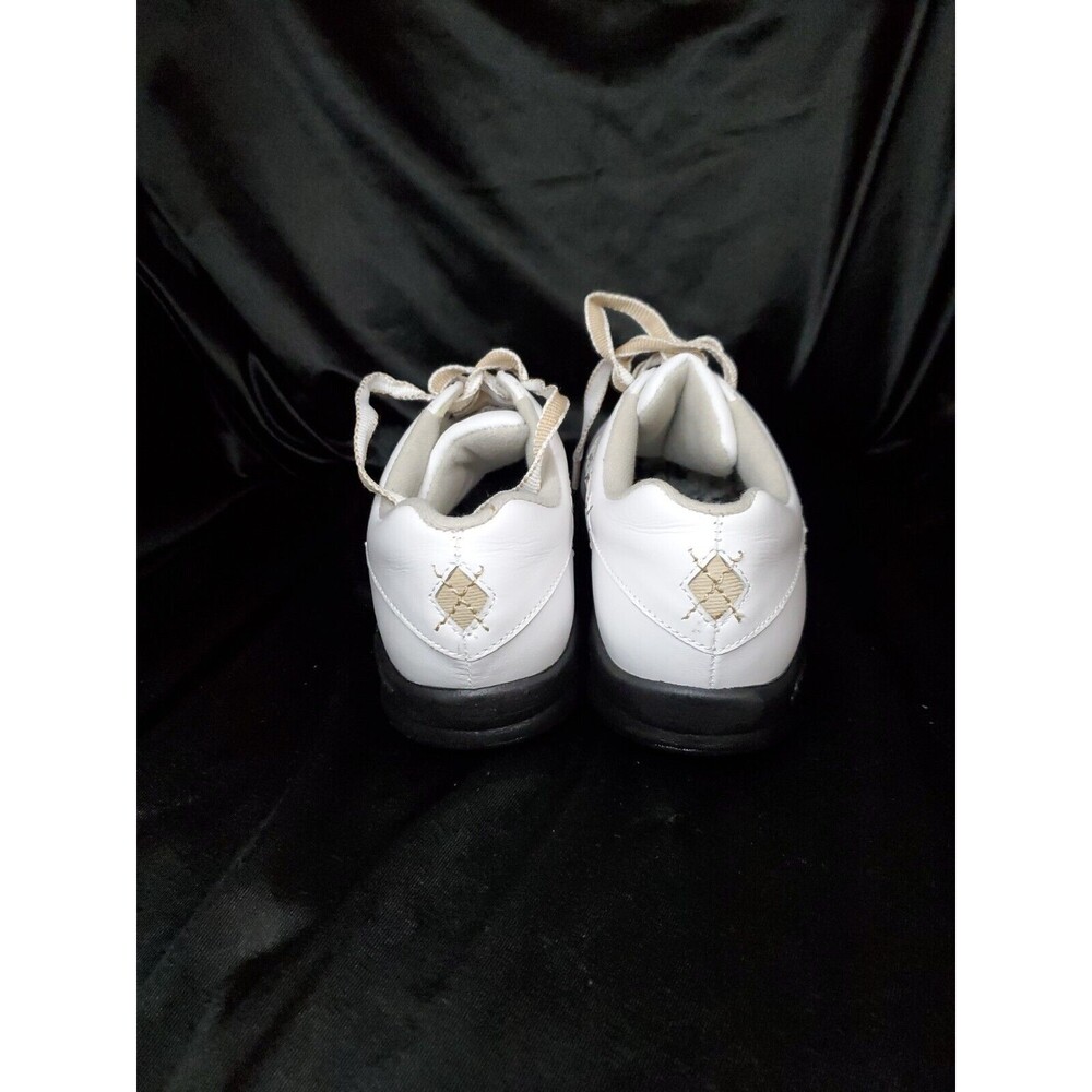 Footjoy Golf Shoes 7.5 M Extra Comfort Sneakers White Leather 98530 W/Accessory - Picture 6 of 11